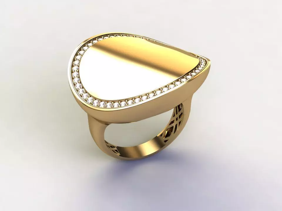 Ready Women Ring STL 3D Models Free 3D print model