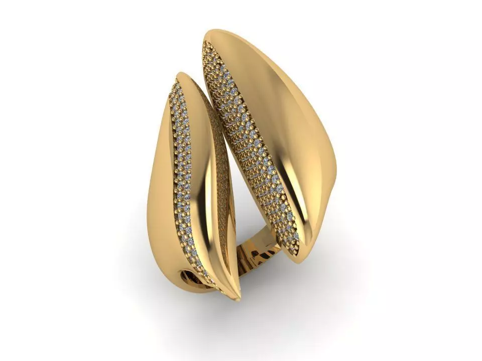 Ready Women Ring STL 3D Models 3D print model_0