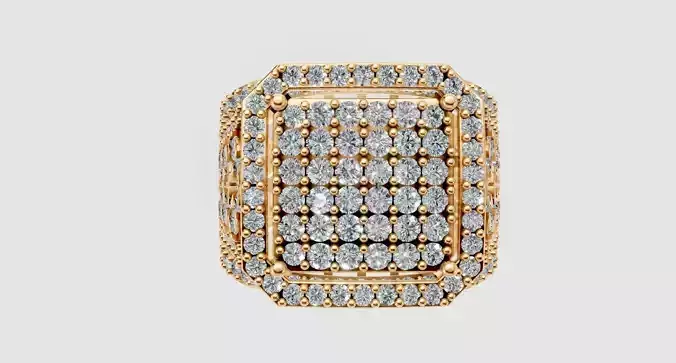 Square Engagement Ring