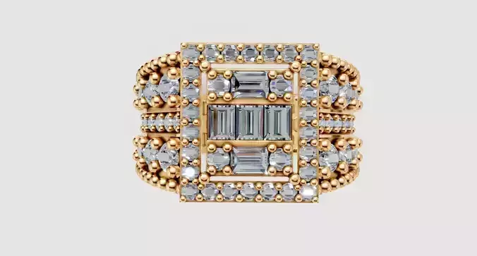 Square Engagement Ring