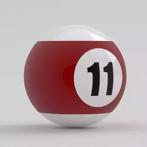 Pool Snooker Ball 11
