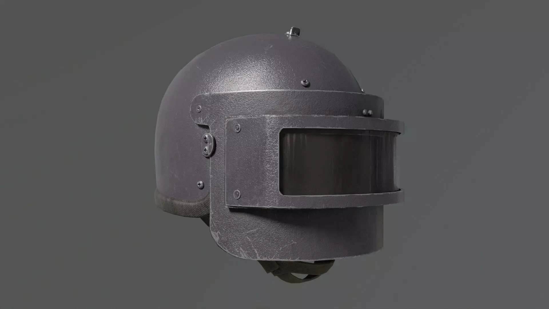 Heavy helmet Rys-T Low-poly 3D model_9