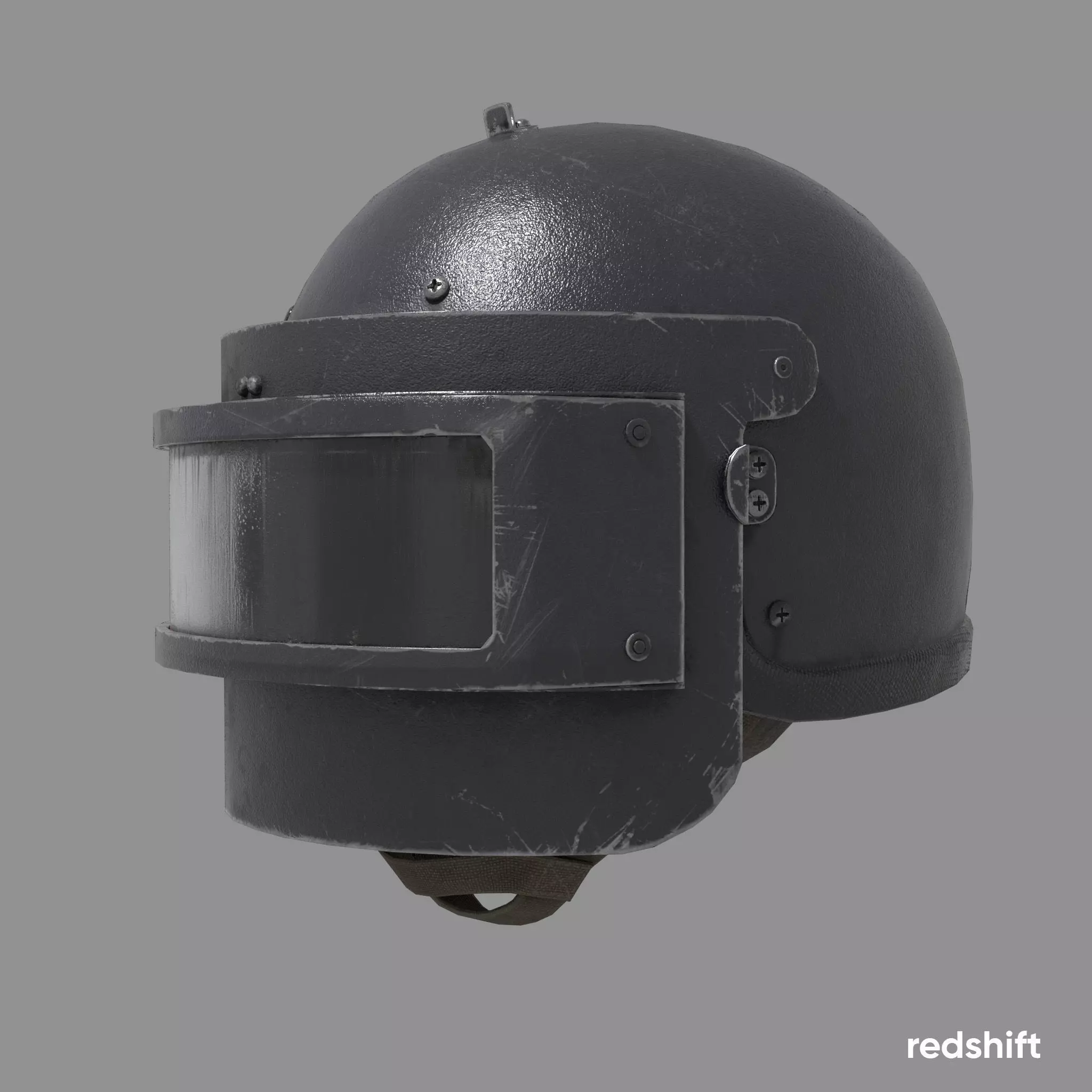 Heavy helmet Rys-T Low-poly 3D model_4