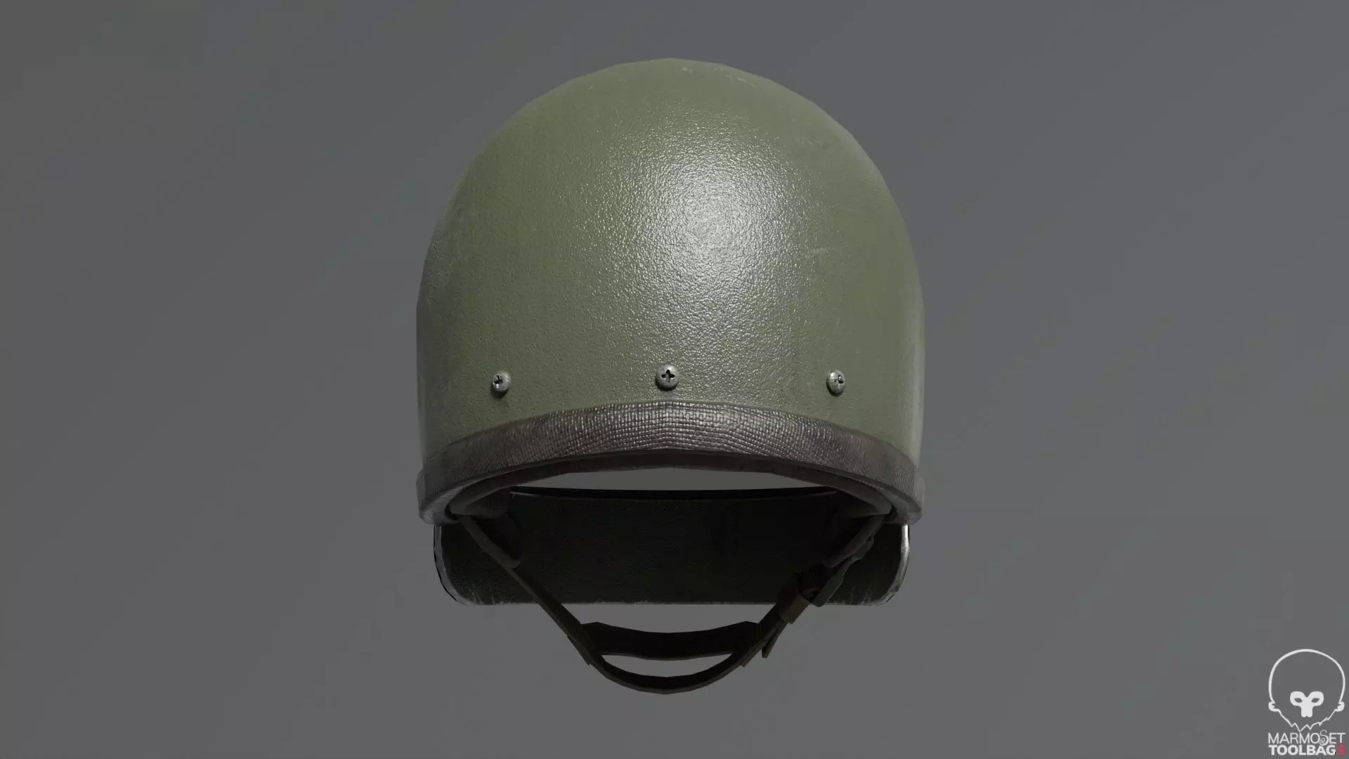 Heavy helmet Rys-T Low-poly 3D model_7