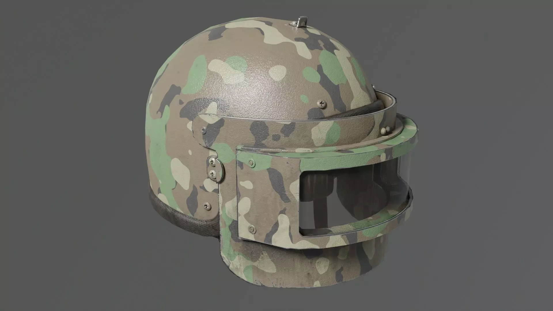 Heavy helmet Rys-T Low-poly 3D model_26