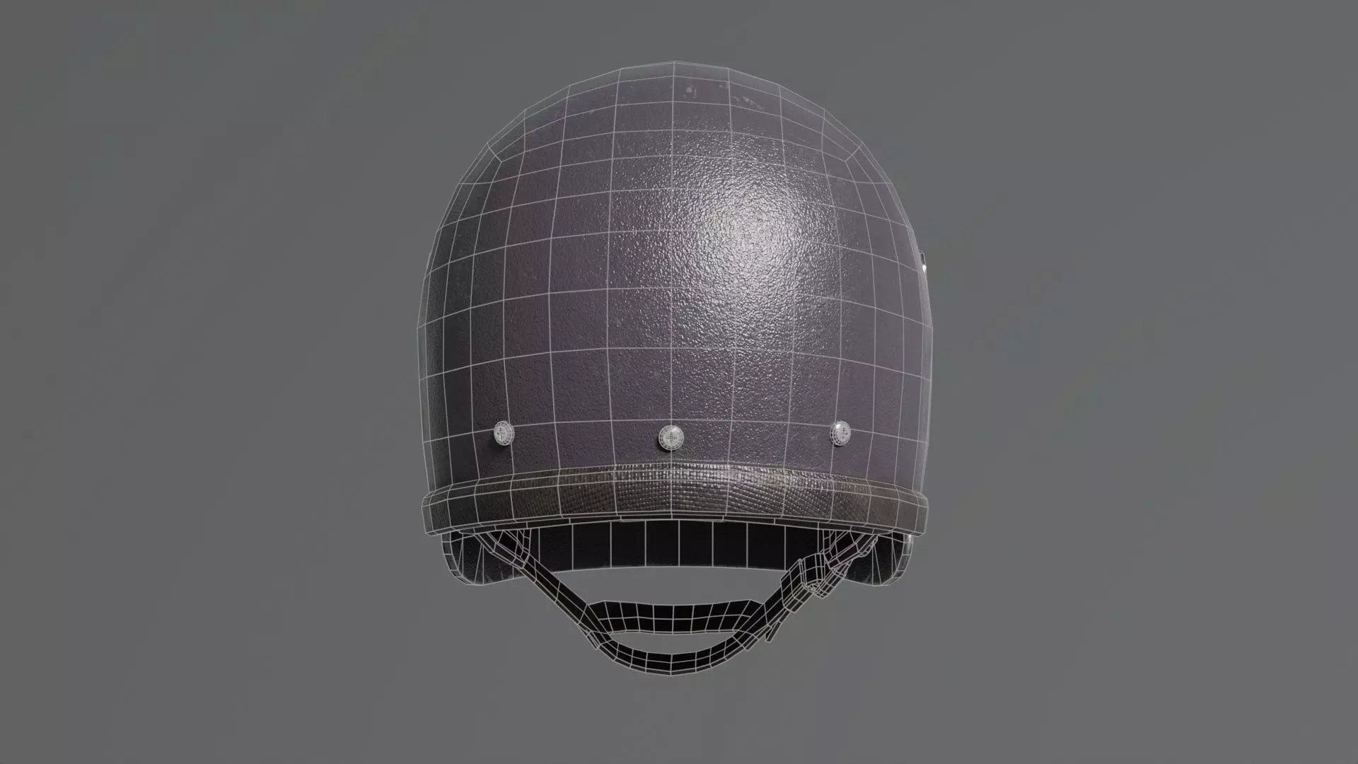 Heavy helmet Rys-T Low-poly 3D model_15