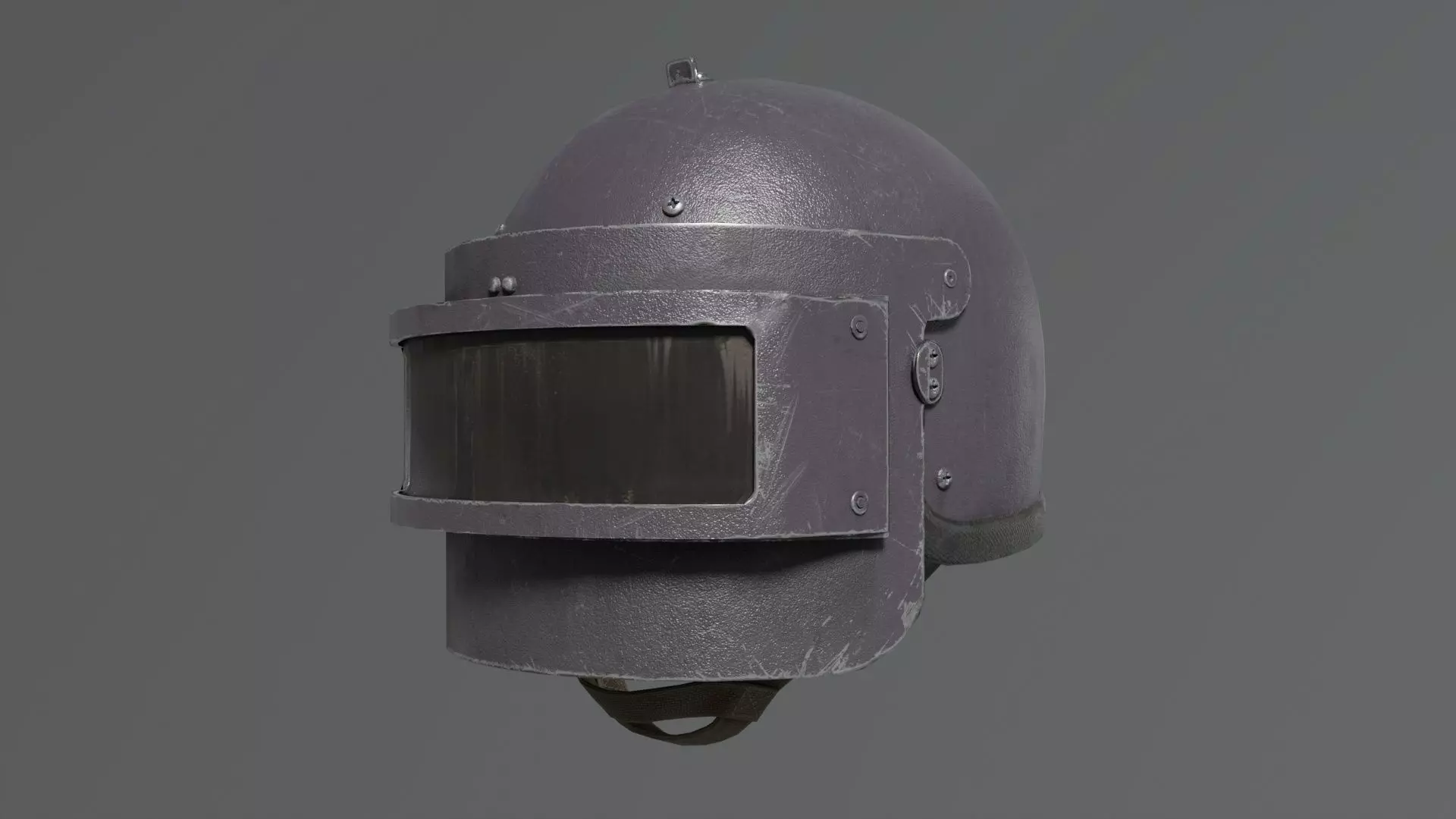 Heavy helmet Rys-T Low-poly 3D model_10