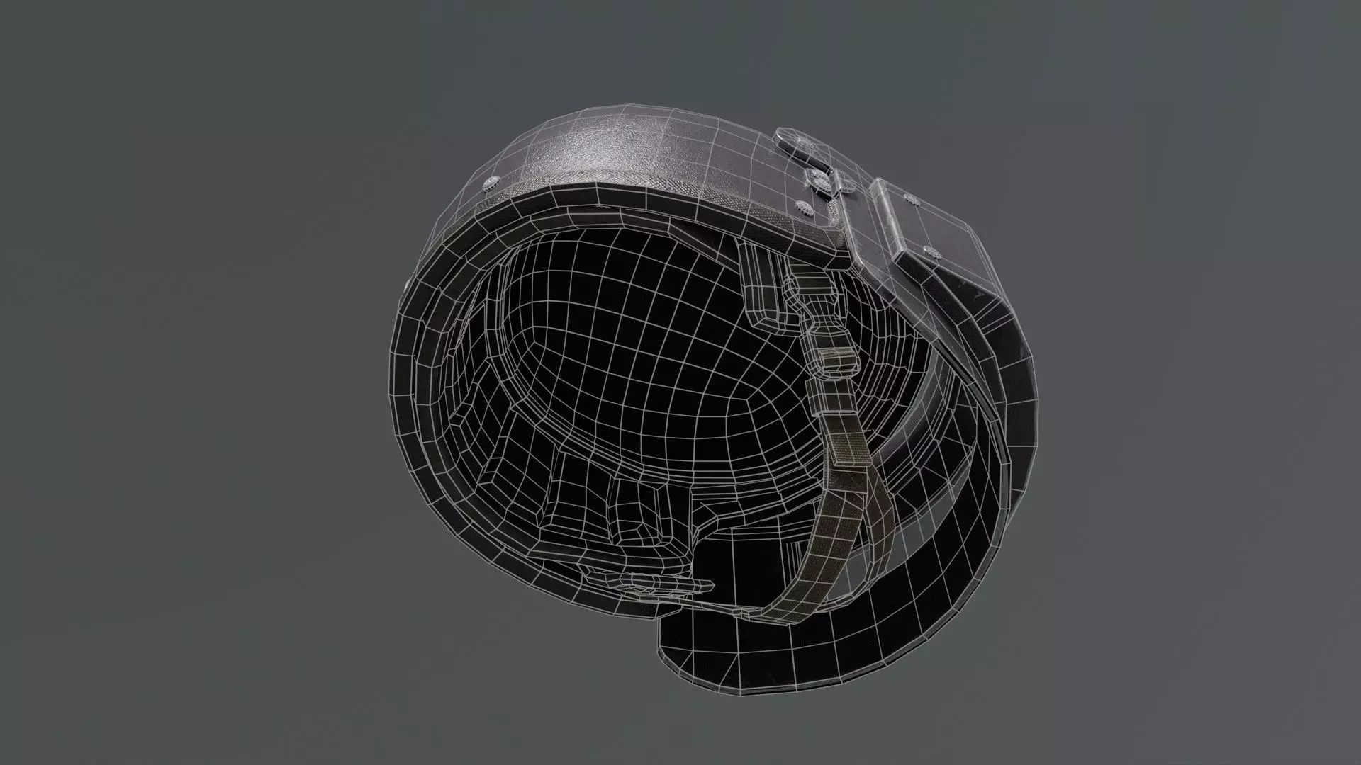 Heavy helmet Rys-T Low-poly 3D model_18