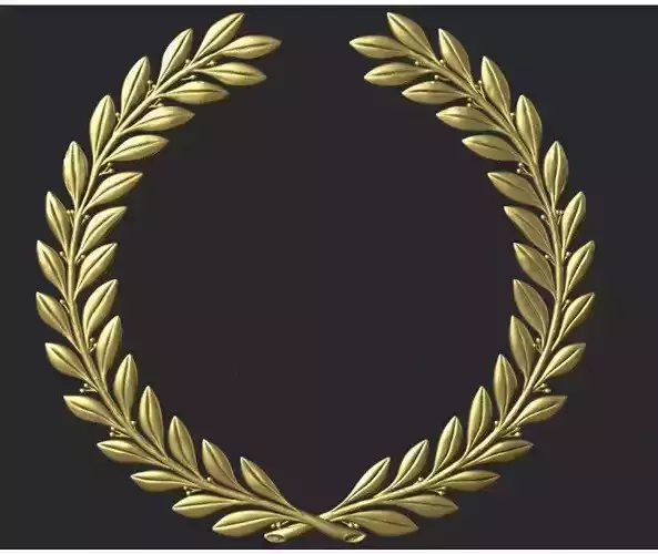Roman Laurel Wreath  Decorative  Sculpture