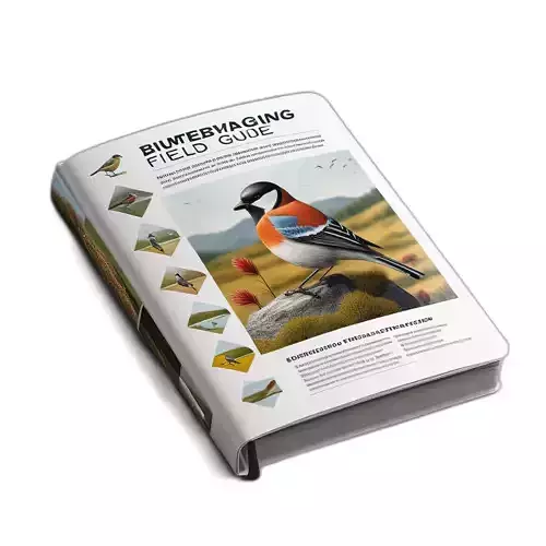 Bird Field Guide Hardcover Book Low-poly 3D model