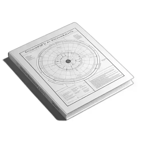 Technical Diagram Book 3D Model Low-poly 3D model