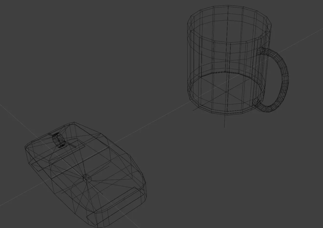 Modern office set with adjustable furniture low poly Low-poly 3D model_15