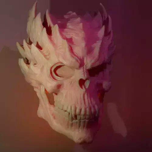 Skullthorn - 3DPrint - Halloween Creations 3D print model