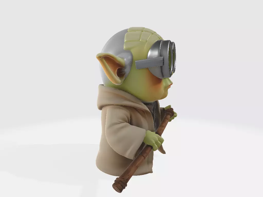 Minions Star Wars Yoda 3D print model_5