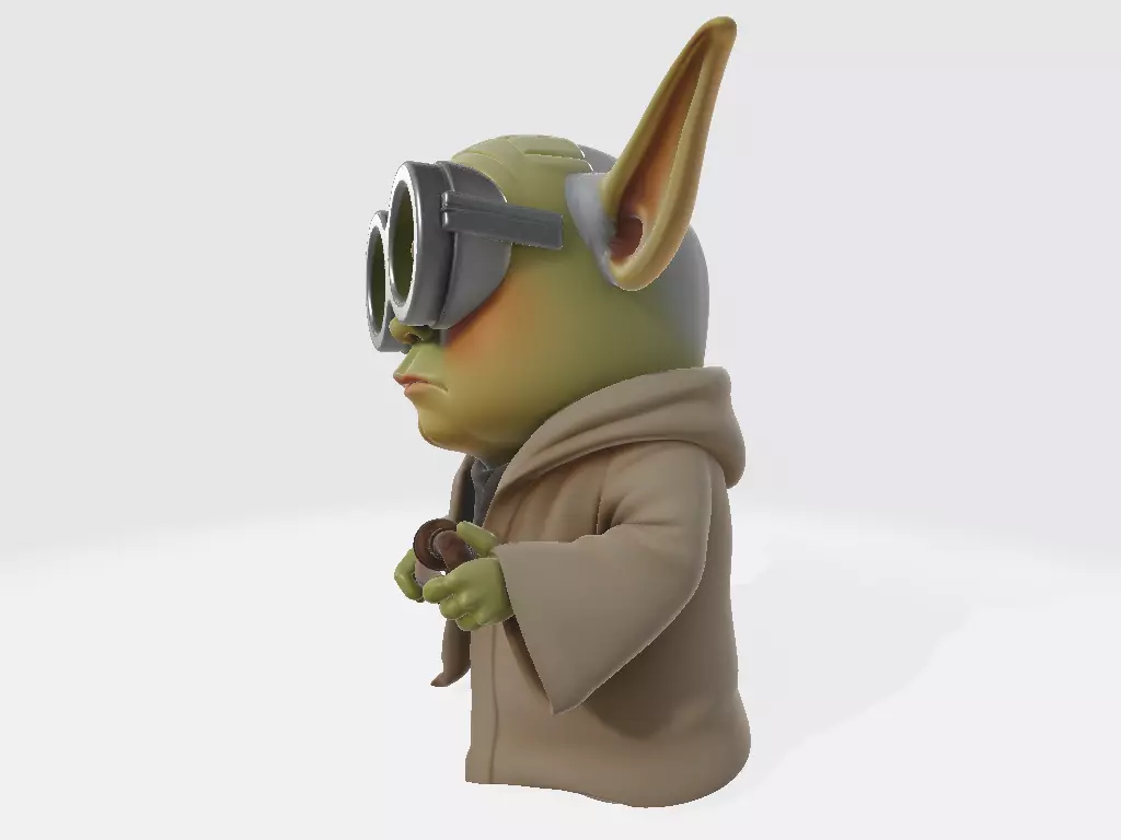 Minions Star Wars Yoda 3D print model_2