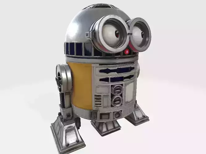 Minions Star Wars R2D2 Pose 01