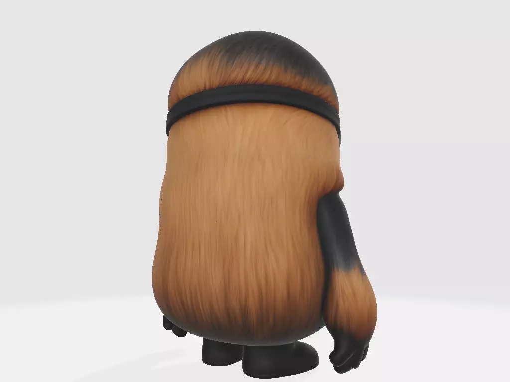 Minions Star Wars Chewbacca 3D print model_4