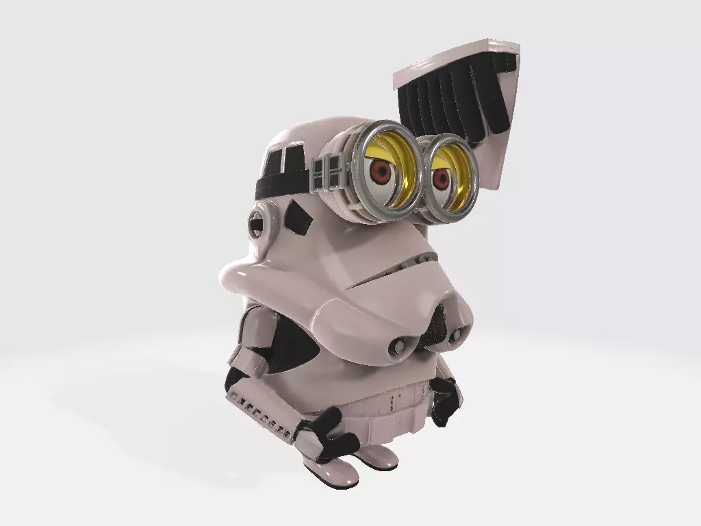 Minions Star Wars Storm Troopers Pose 02 3D print model