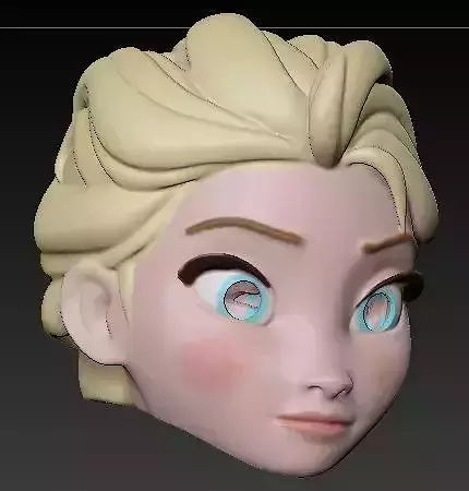 Elsa Head from Frozen