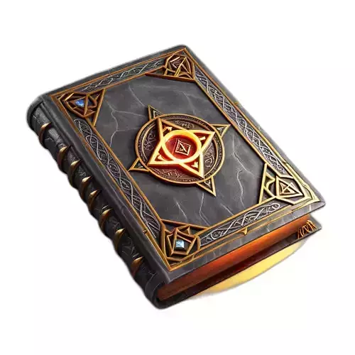 Fantasy Magic Spell Book Grimoire