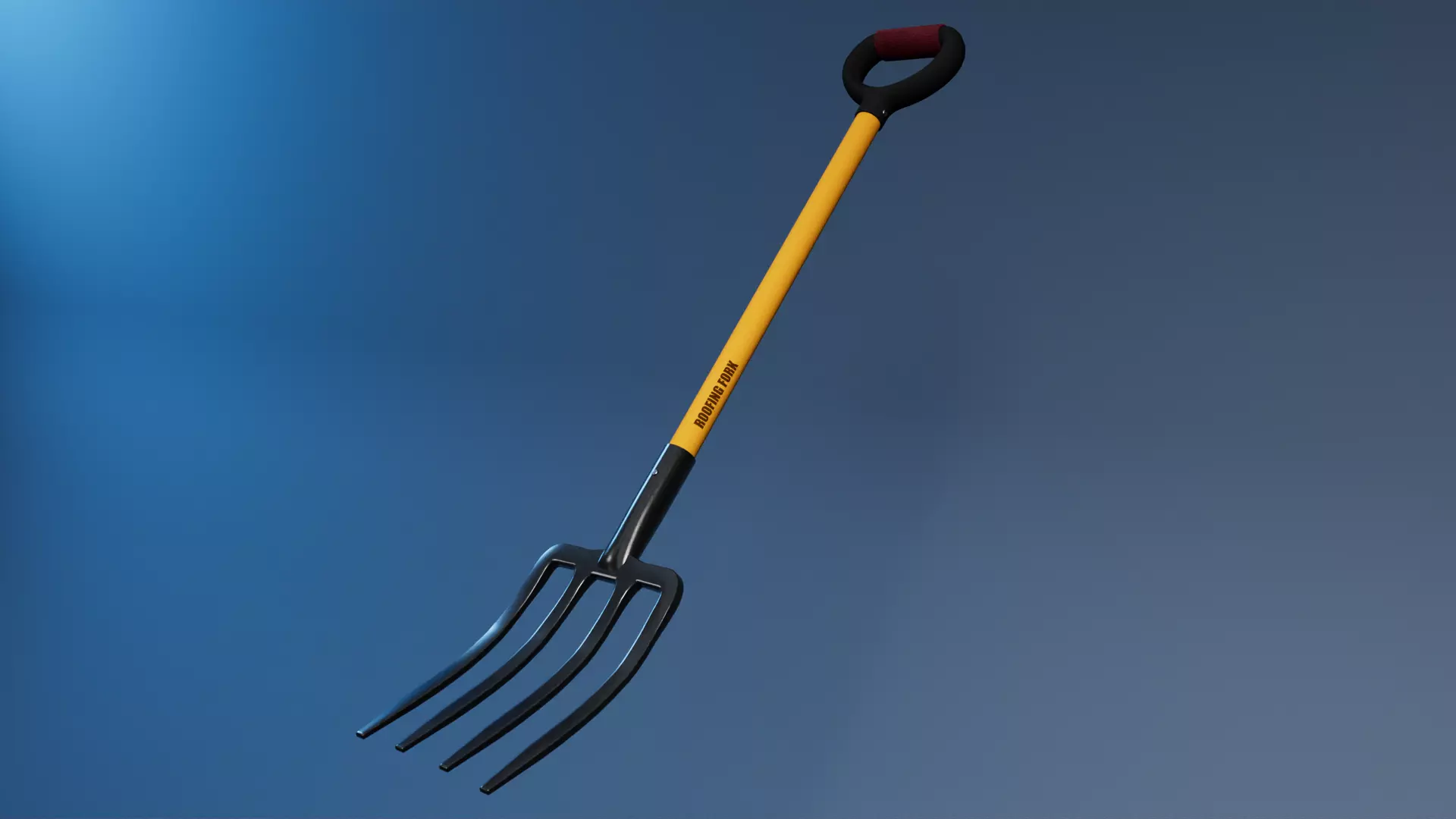 Roofing Fork Low-poly 3D model