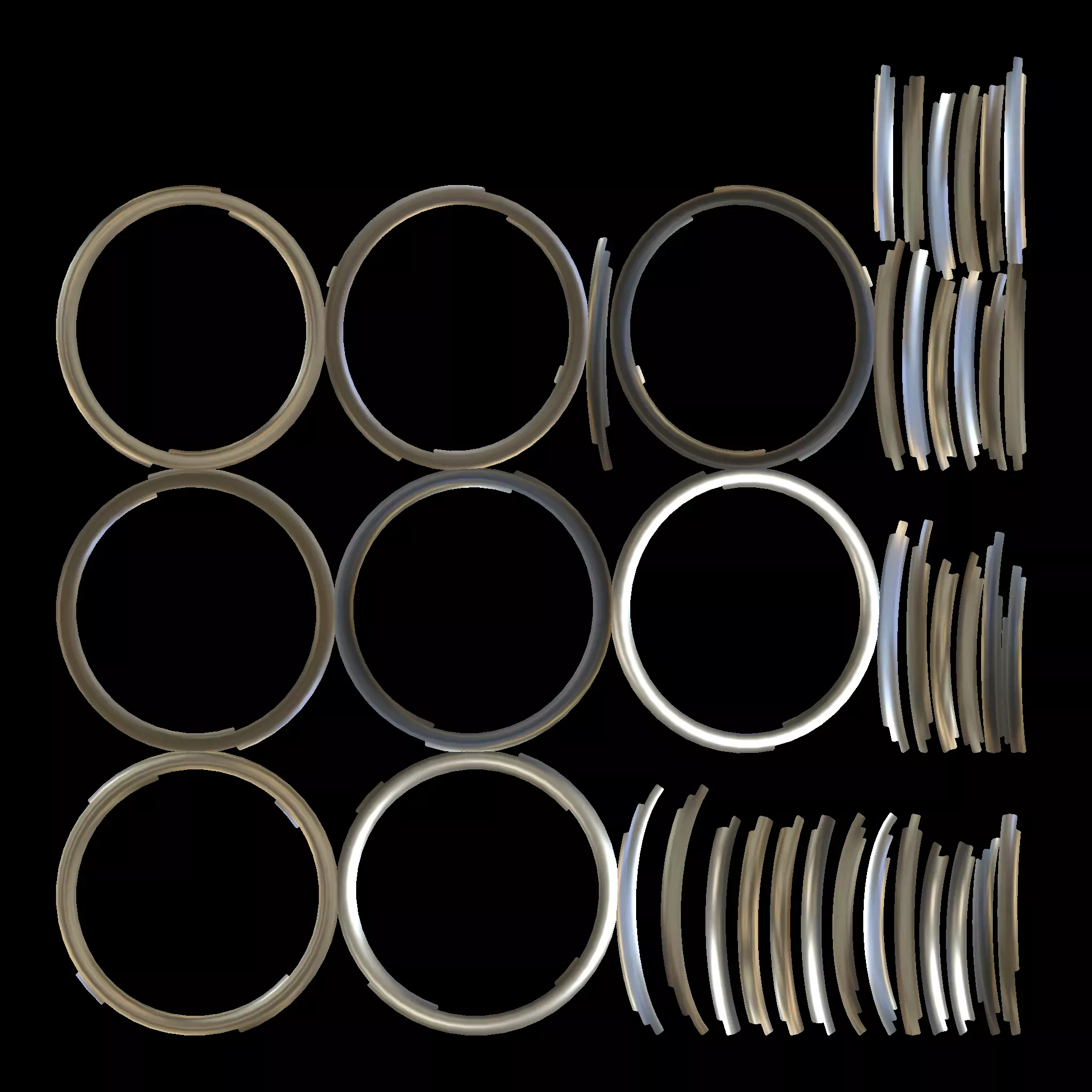 Coquette Outift Top Skirt and Corset rigged for Second Life 3D model_3