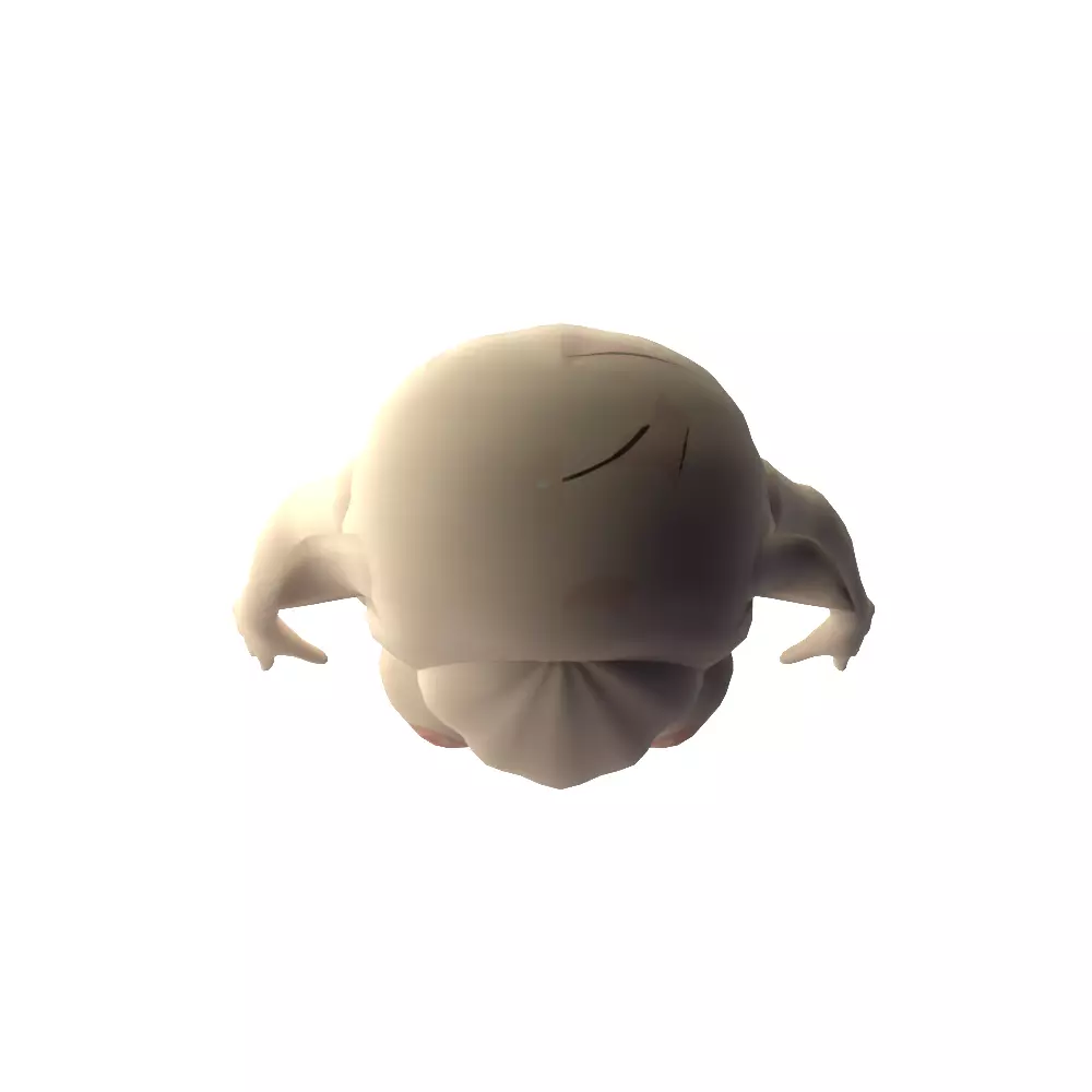 Natsuki Anime Base Model 3D model_11