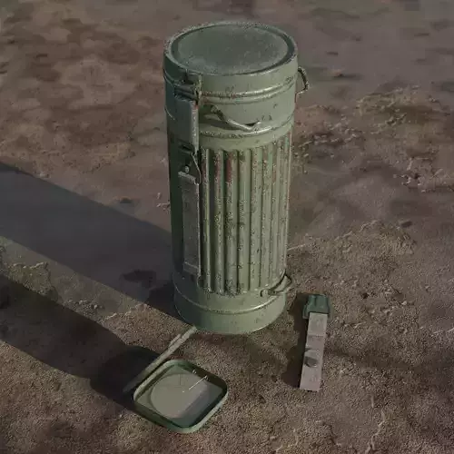 Tall M83 Gasmask Canister