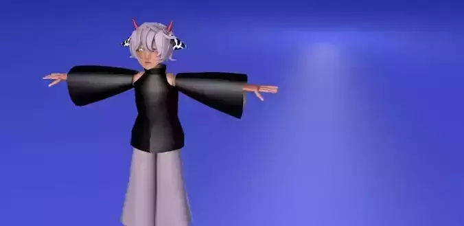  character modelling and clothing test