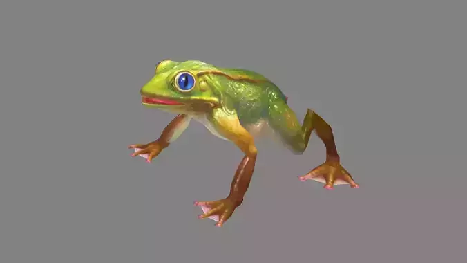 Cartoon Frog