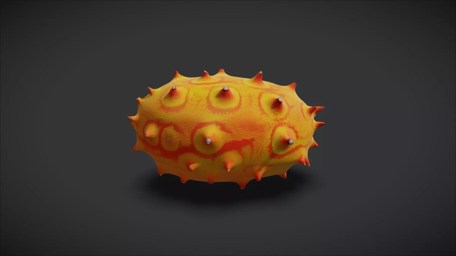 A Kiwano 3D model_1