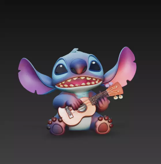 Stitch - Ukelele 3D print model_0