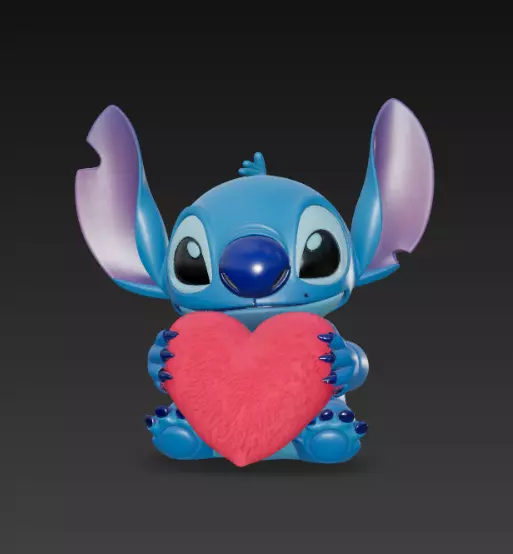 Stitch - Heart 3D print model