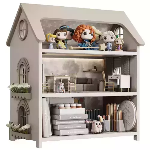 Dollhouse with Princesses 3