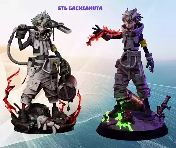 Rudo - Gachiakuta Archivo STL impresion 3D