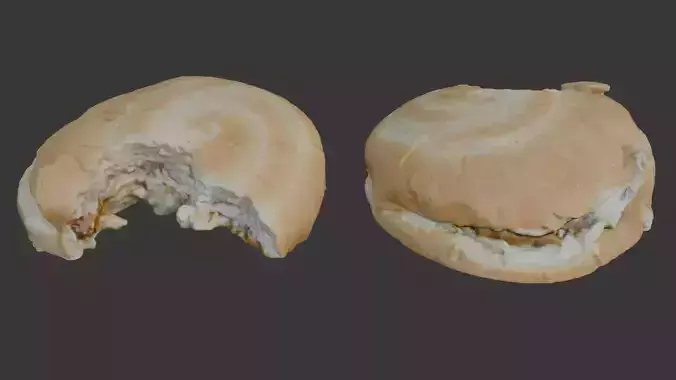  Molded Burger Bun Scan
