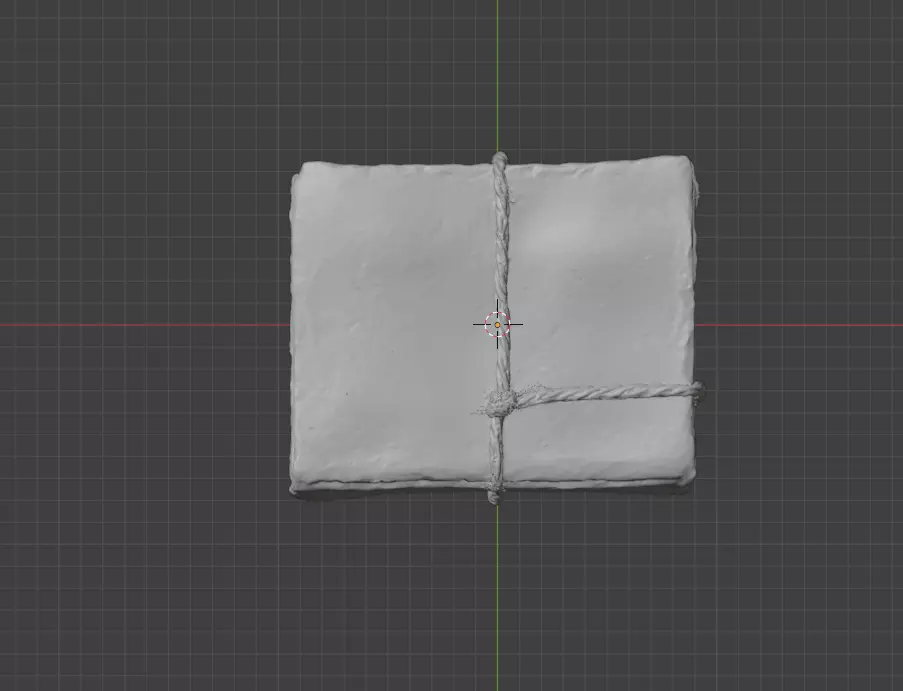 Grimoire Book Low-poly 3D model_12