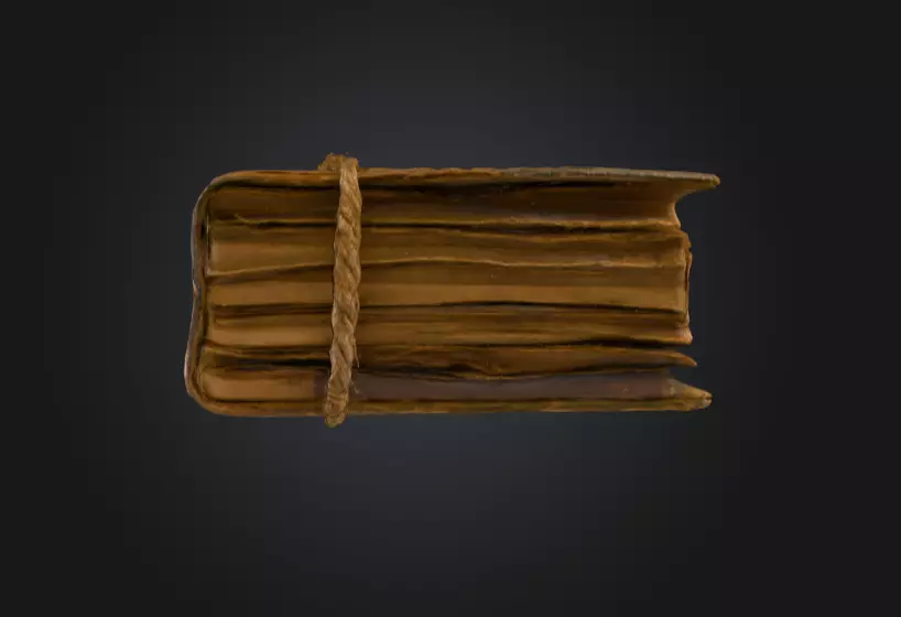 Grimoire Book Low-poly 3D model_9