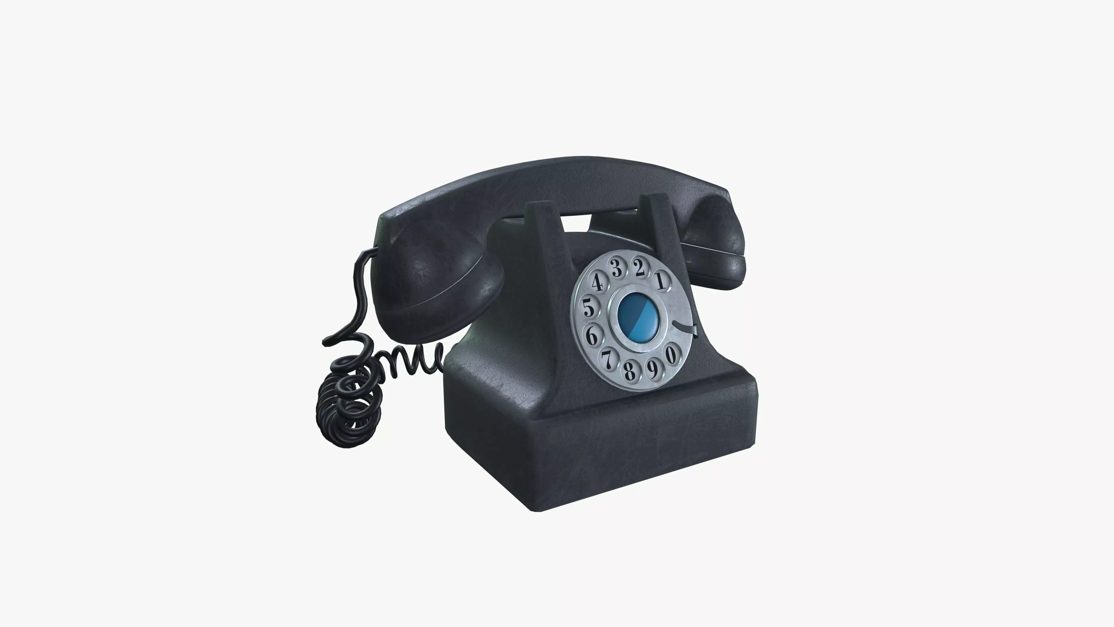 Telephone 3D model_0