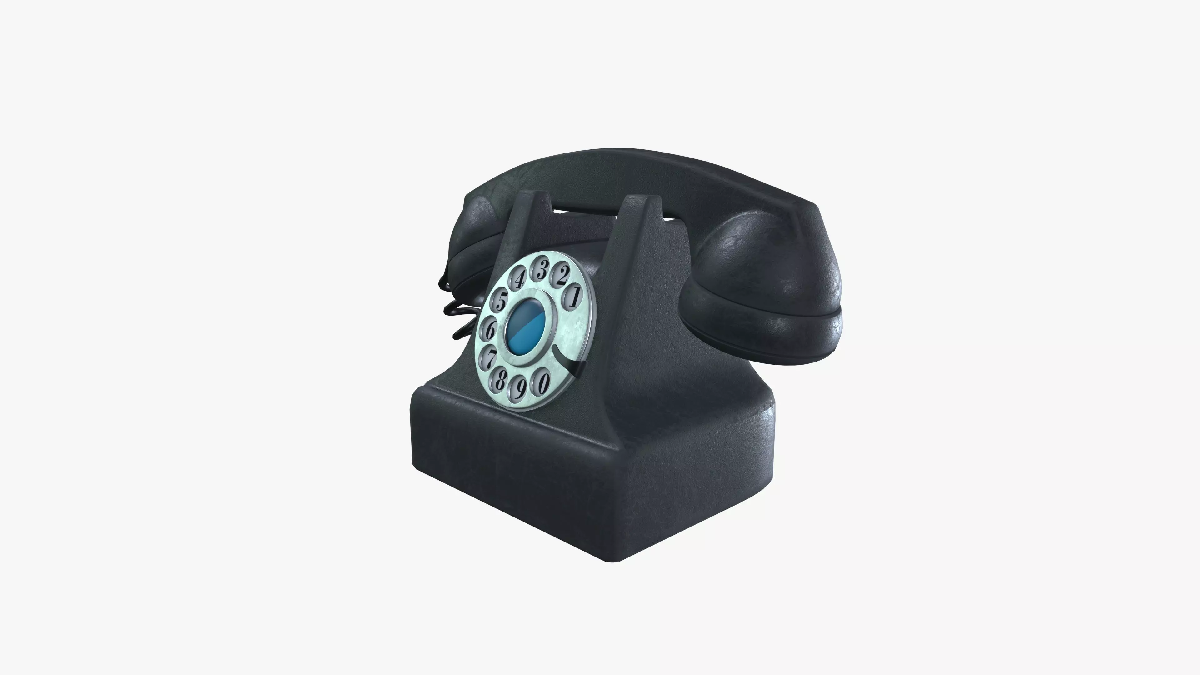 Telephone 3D model_2