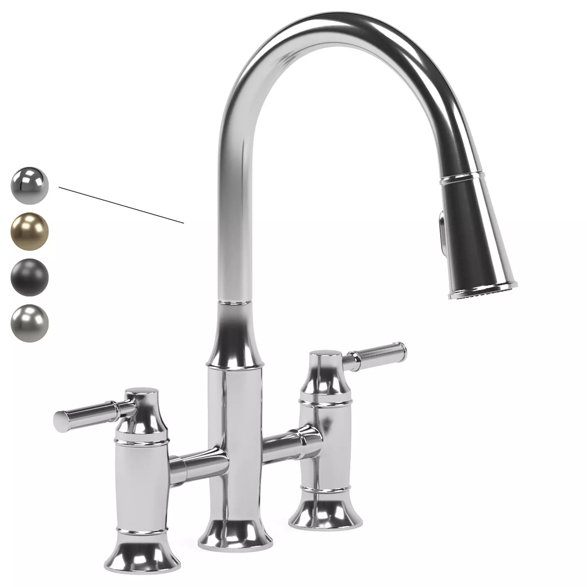 DELTA kitchen faucets collection 3D model_3