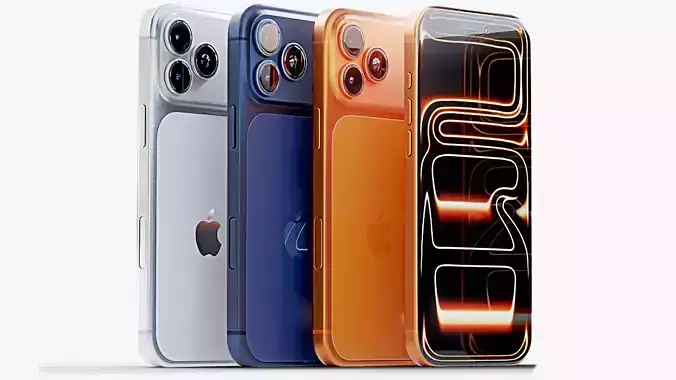 Apple iPhone 17 Pro and Pro Max 2025 3D model