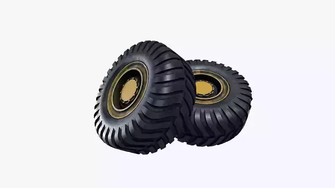 Truck Tyre 3D model