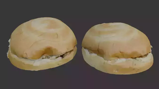  Filled Burger Bun Scan