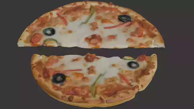  Half Topped Pizza Scan