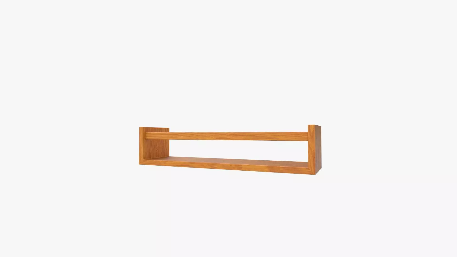 Floating Nursery Book Shelves for Wall 3D model_0