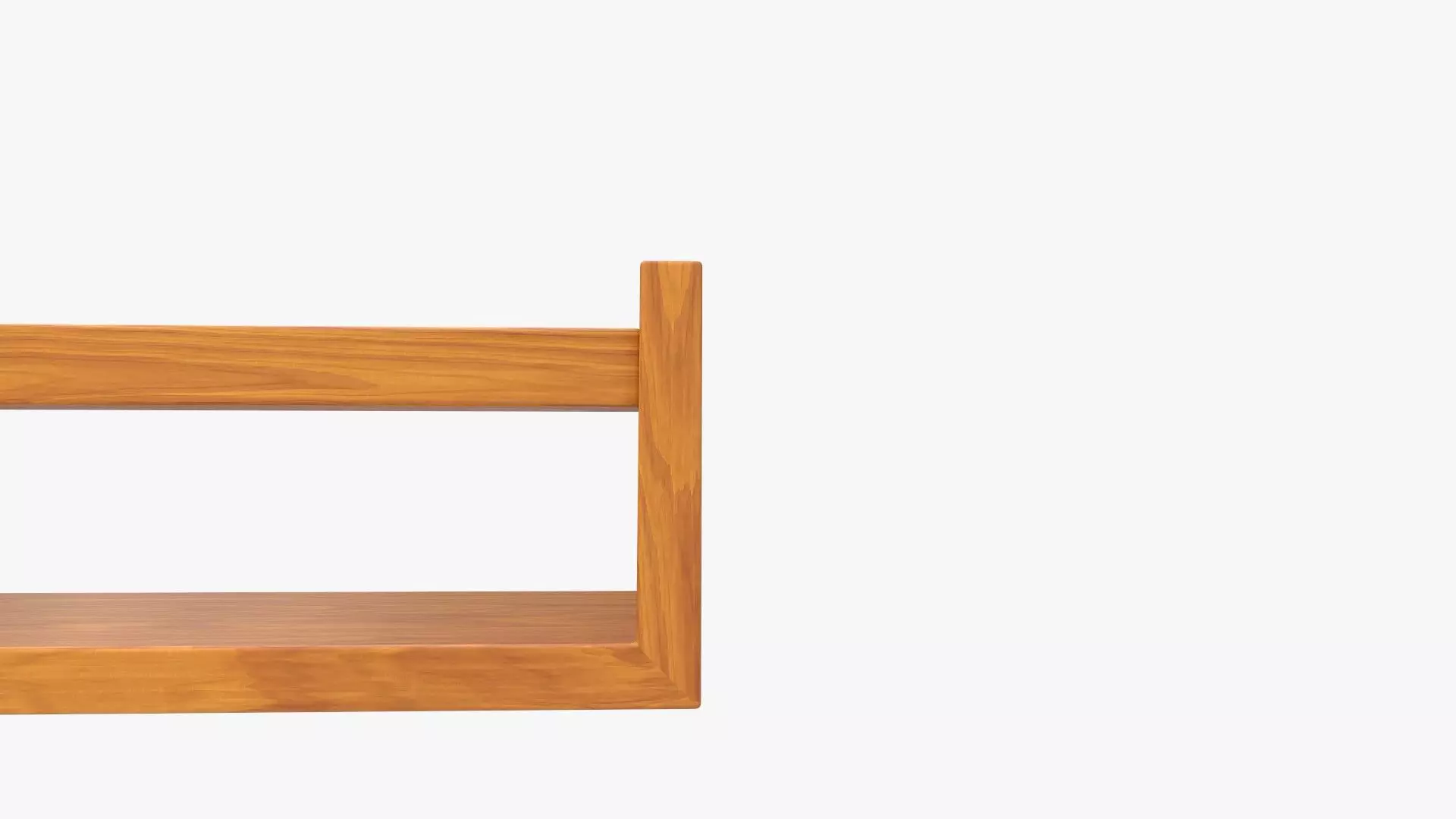 Floating Nursery Book Shelves for Wall 3D model_8