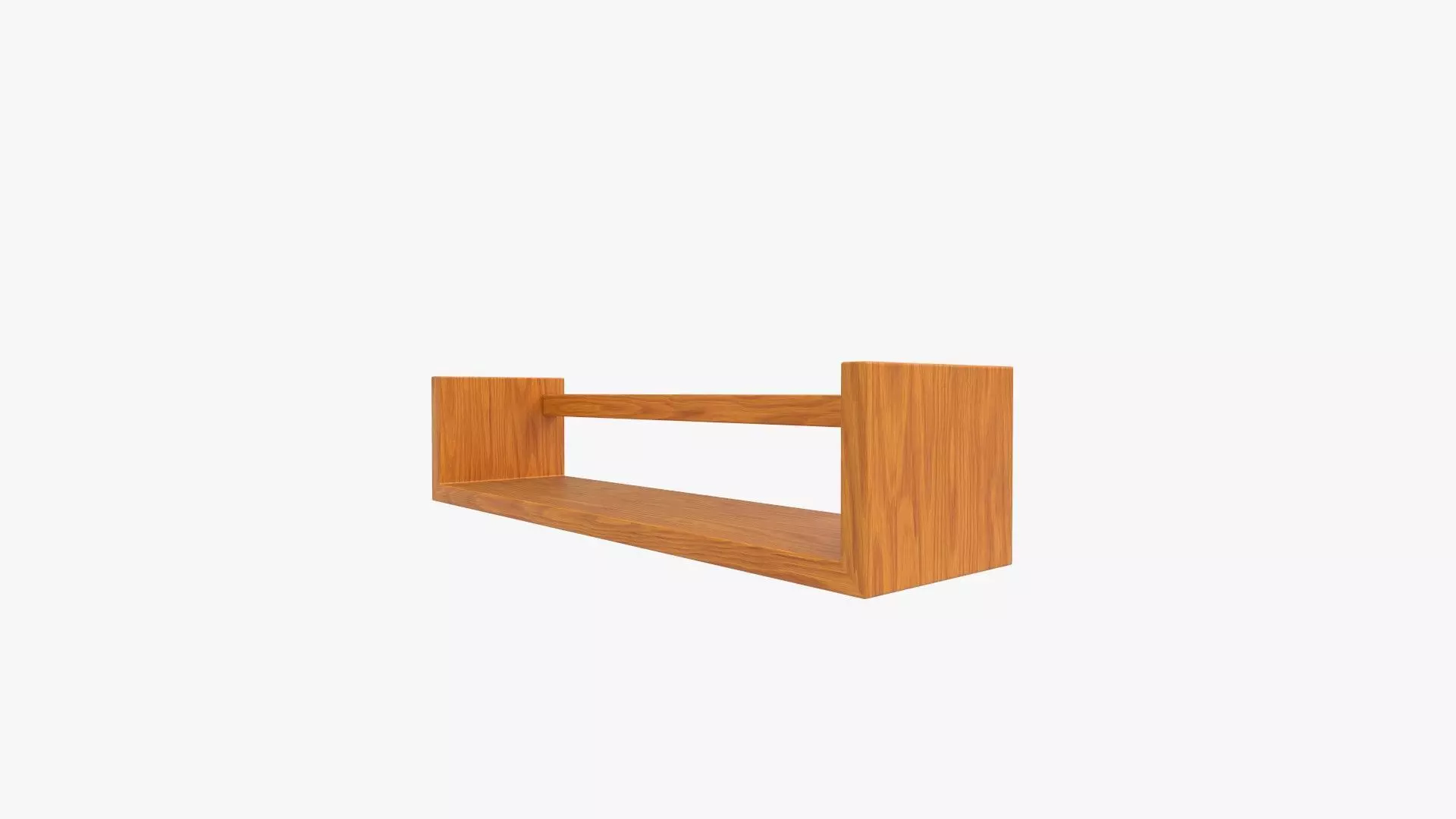 Floating Nursery Book Shelves for Wall 3D model_4