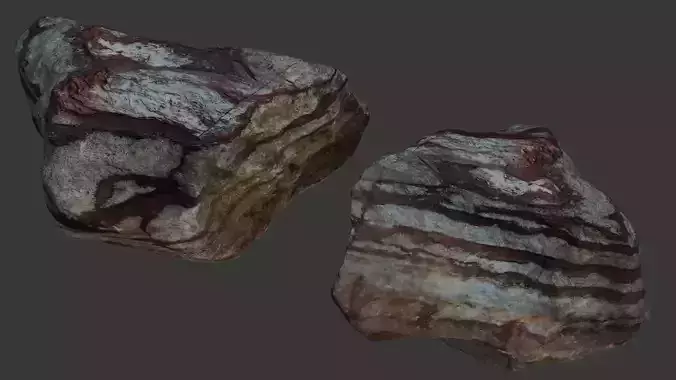  Layered Sedimentary Rock Scan