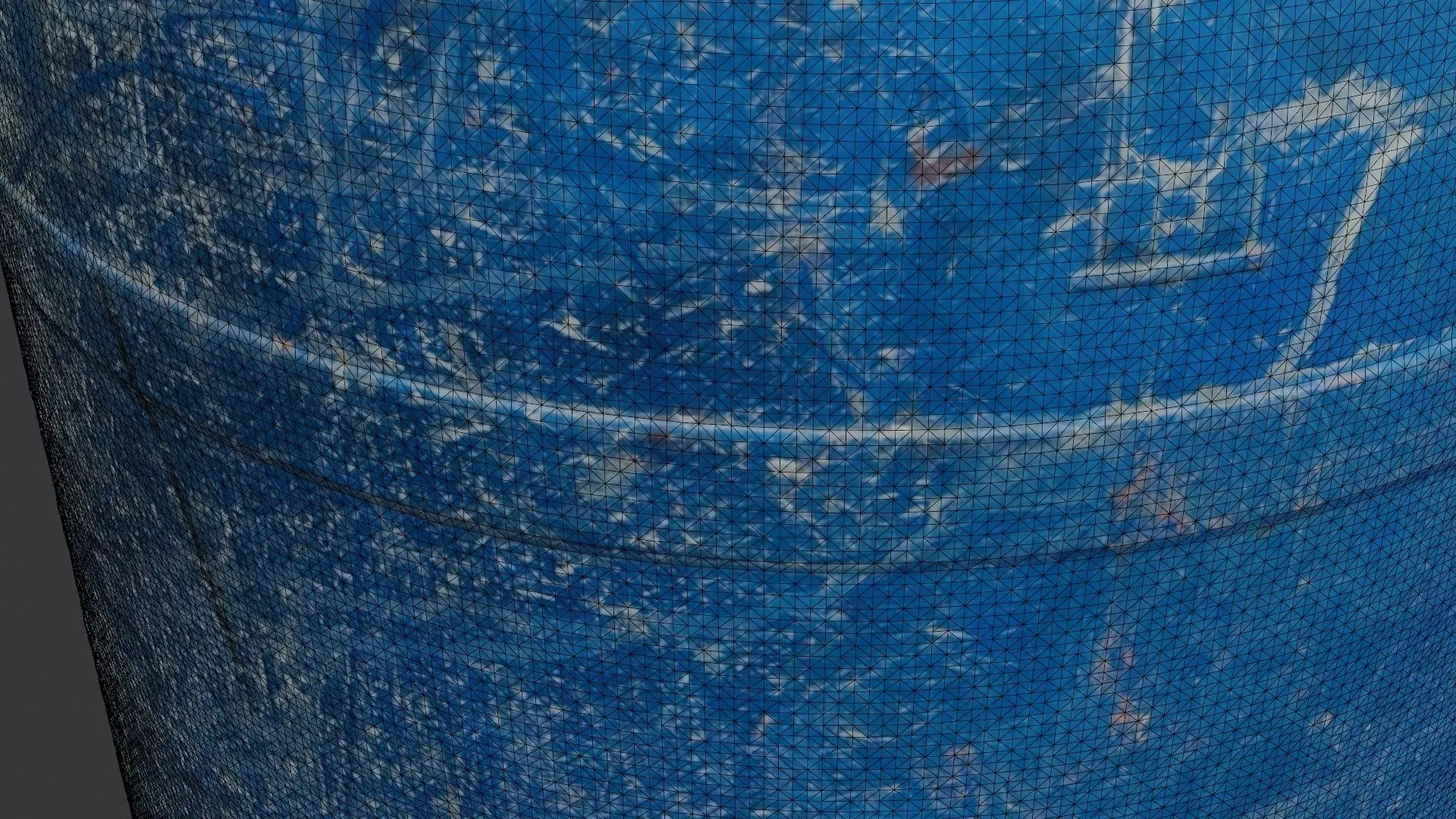 Dirty Plastic Barrel Scan Low-poly 3D model_3